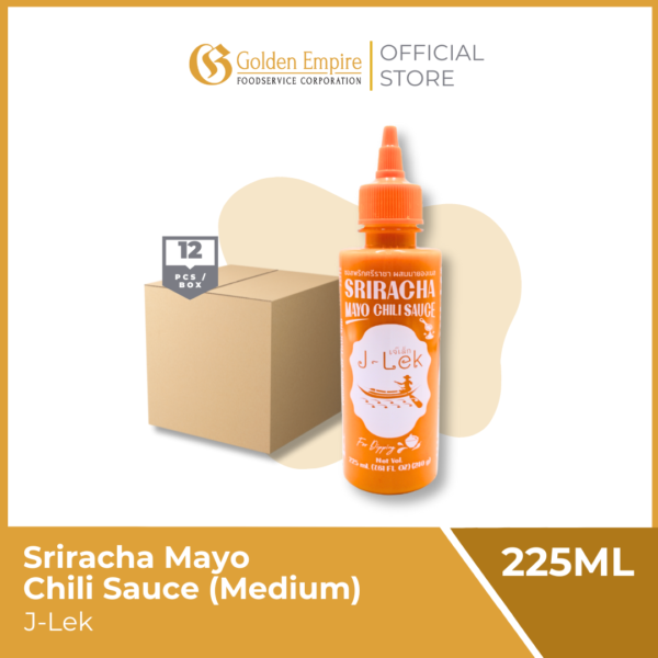 J-Lek Sriracha Mayo Chili Sauce (Medium Hot) 225ml - Image 2