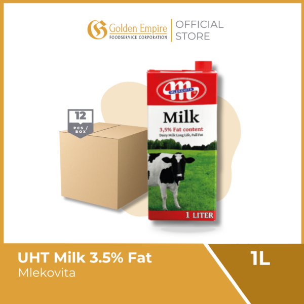 Mlekovita Milk UHT 3.5% Fat 1L - Image 2