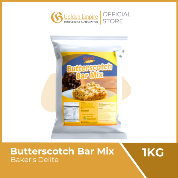 Baker's Delite Butterscotch Bar Mix 1kg