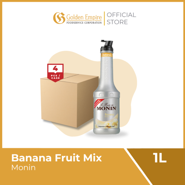 Monin Banana Fruit Mix 1L - Image 2