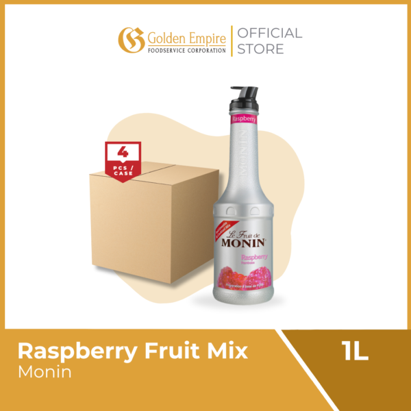 Monin Raspberry Fruit Mix 1L - Image 2
