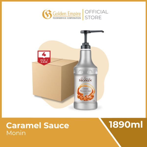 Monin Caramel Sauce 1890ml - Image 2