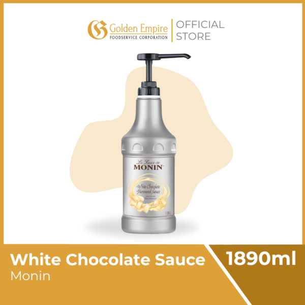 Monin White Chocolate Sauce 1890ml